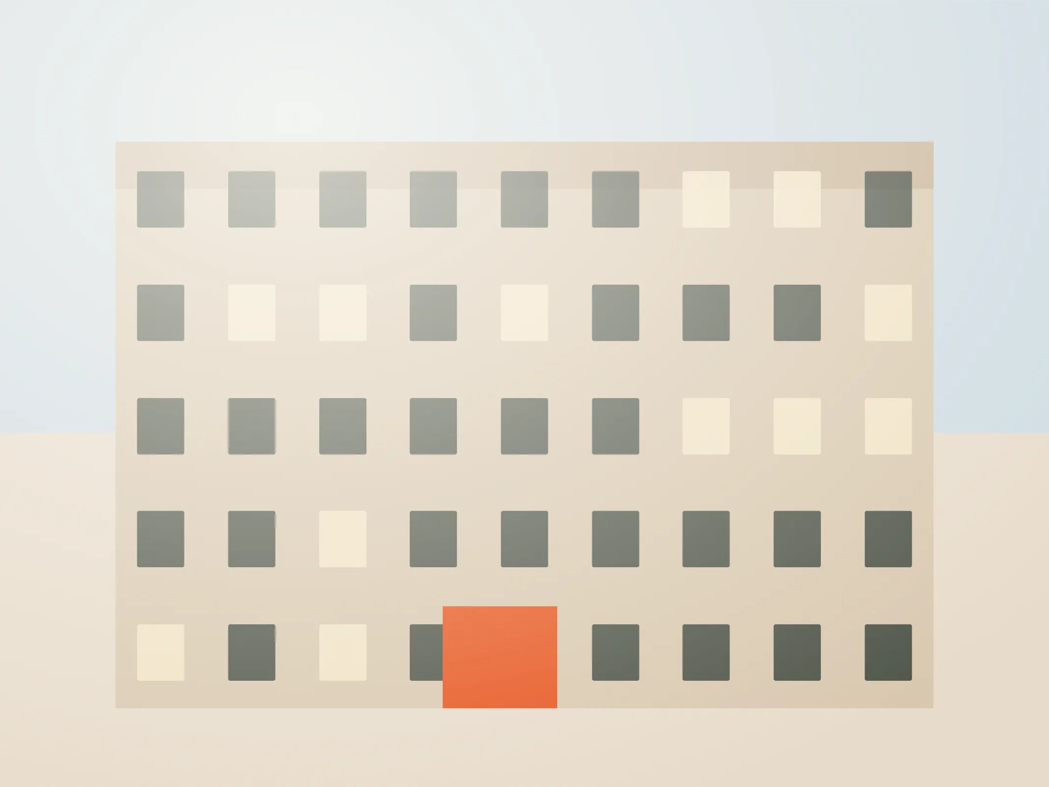 Building exterior at Congress Commons in Congress Park