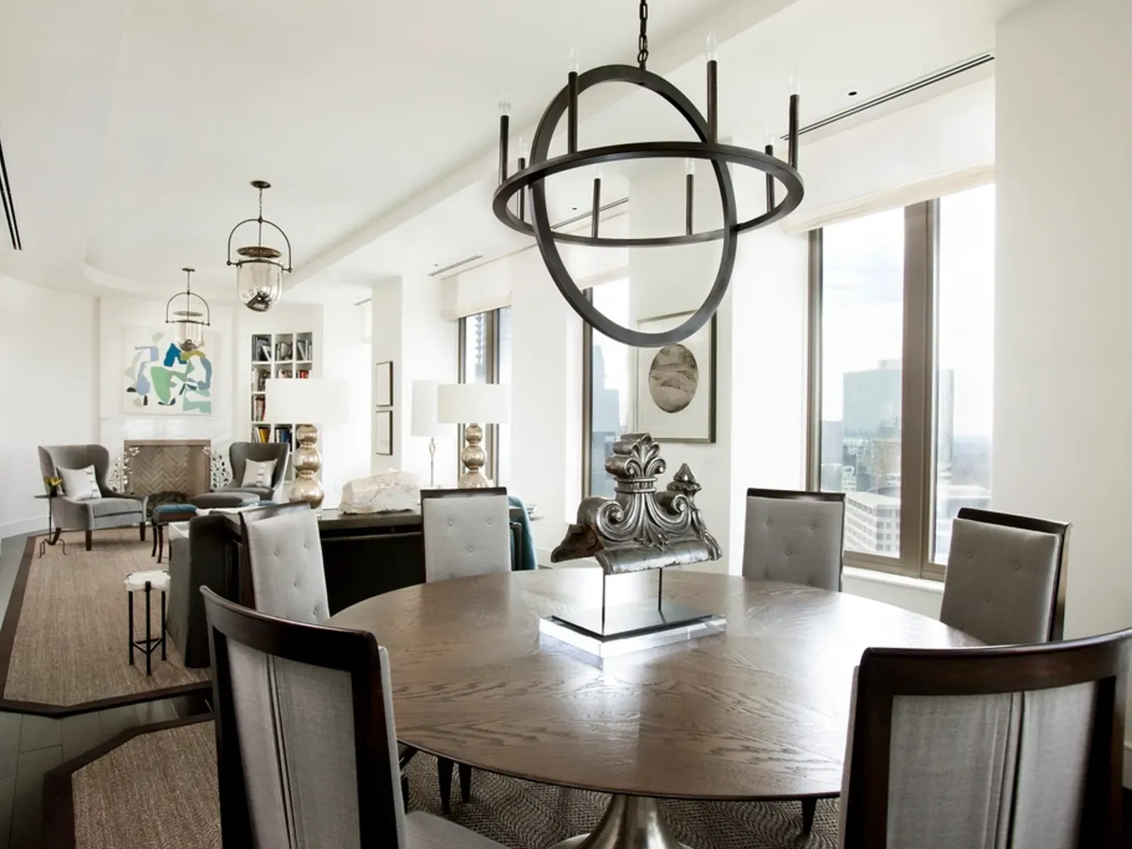 Living room at Five Terrace in Five Points