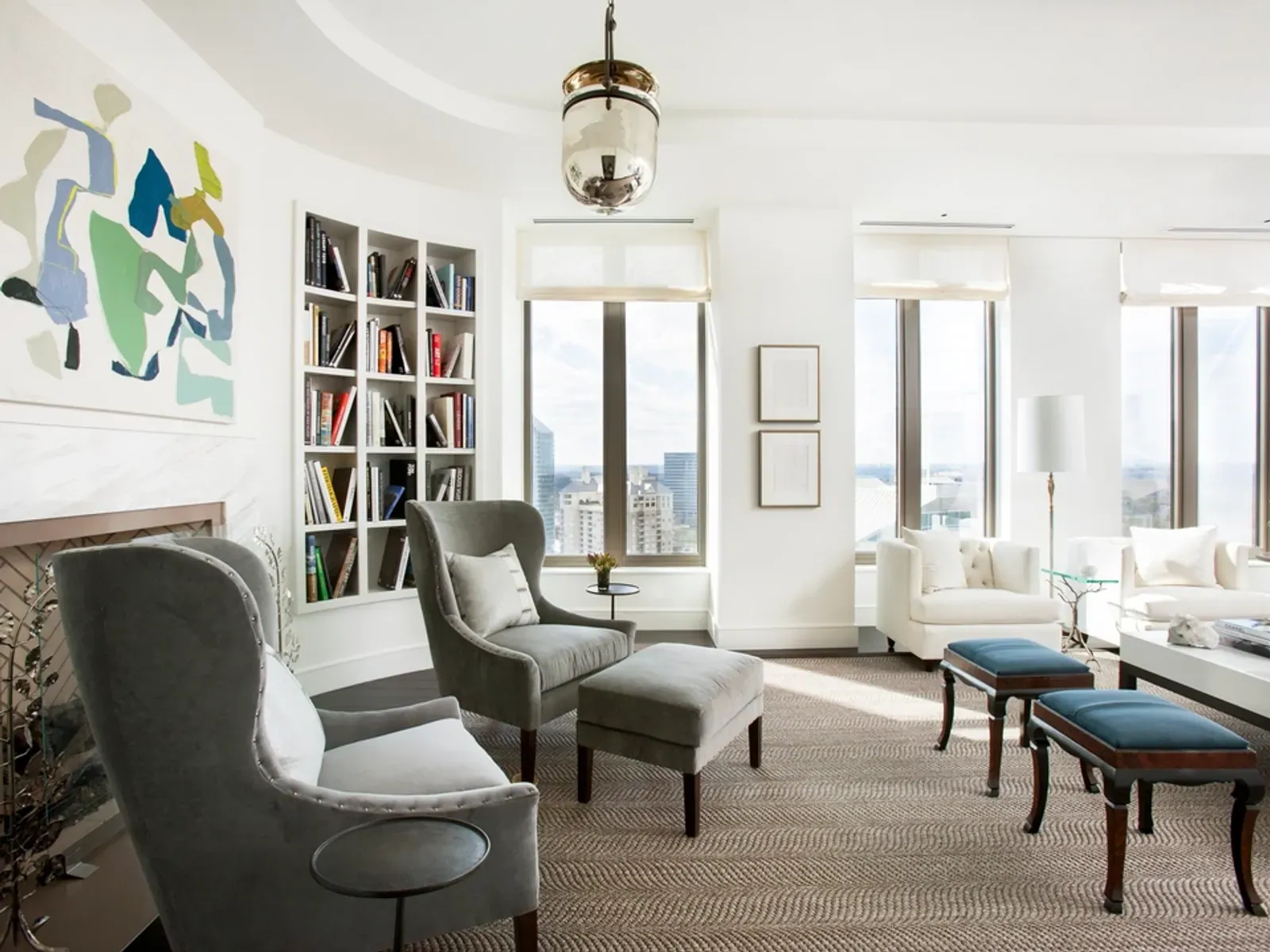 Living room at The Commons in The Hill