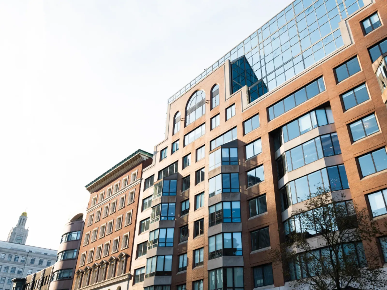 Building exterior at The Silverleaf in Uptown