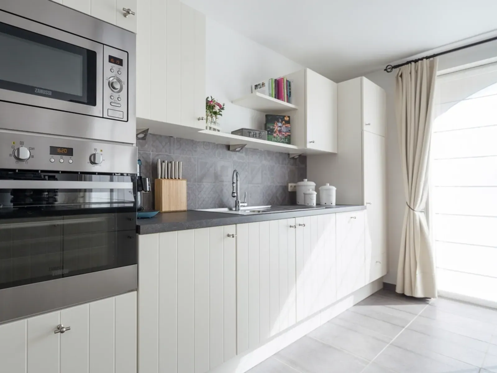 Kitchen at The Traverse in Whittier