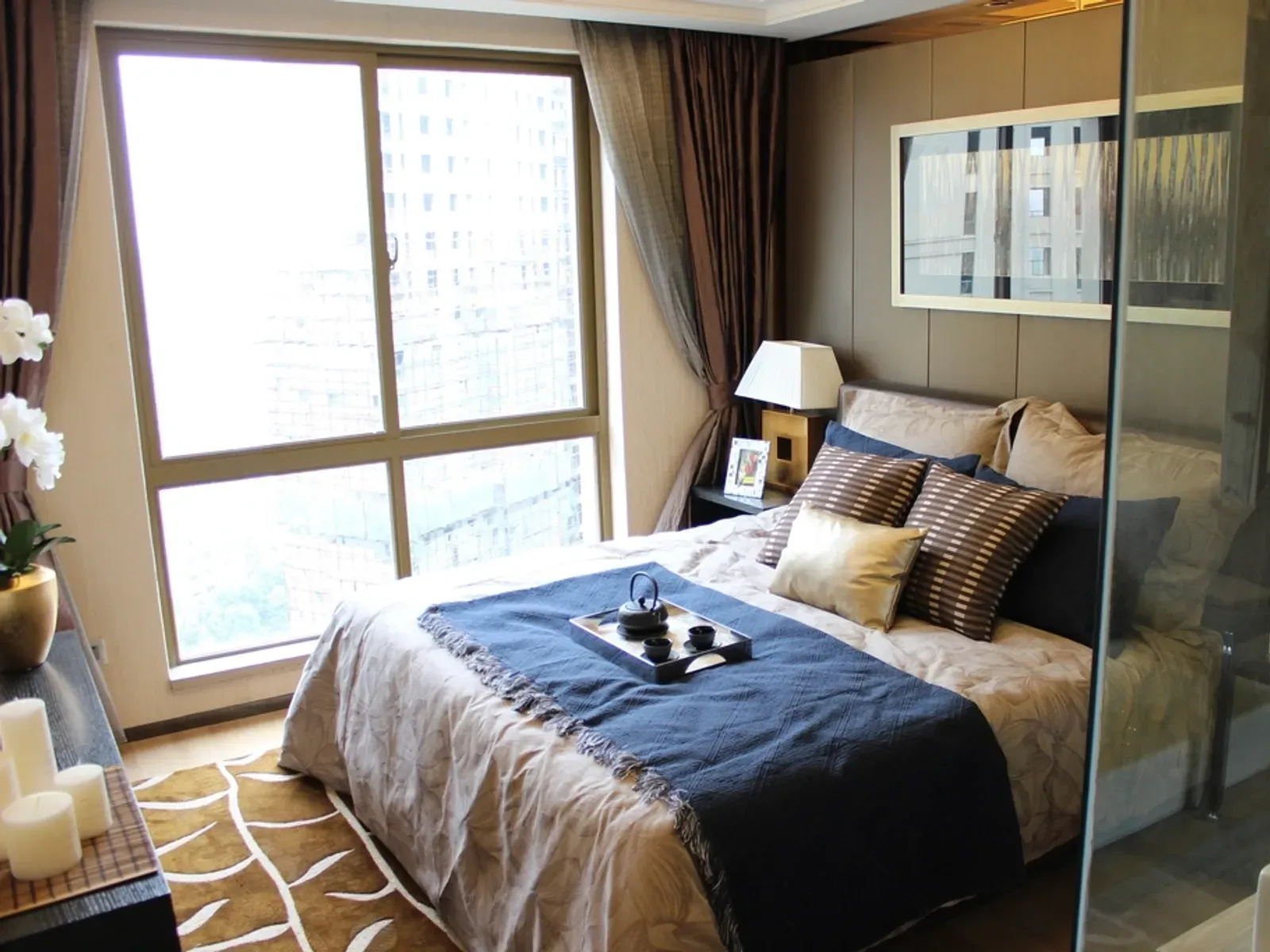 Bedroom at Twelve Row in RiNo