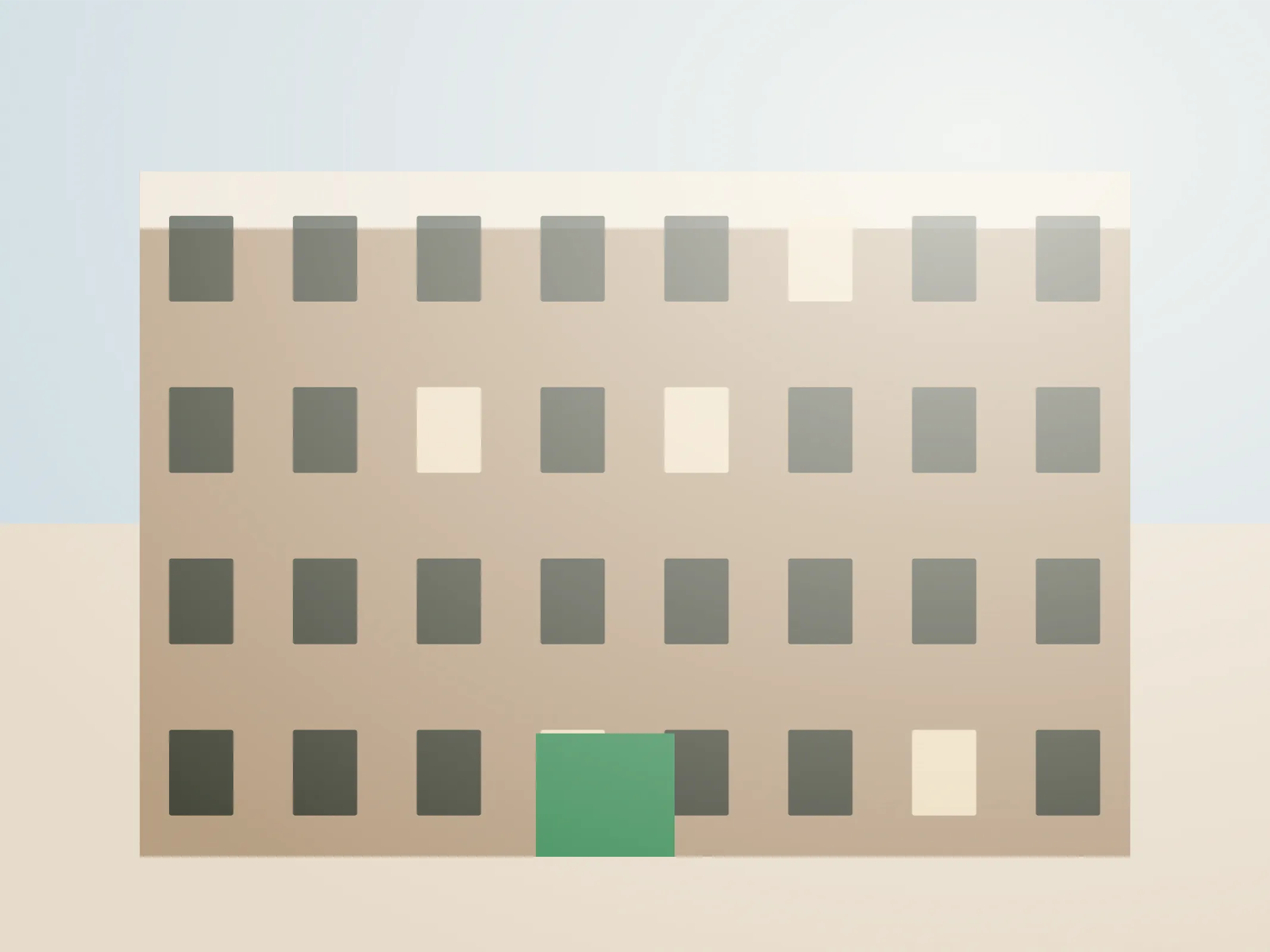 Building exterior at Twelve Terrace in Whittier